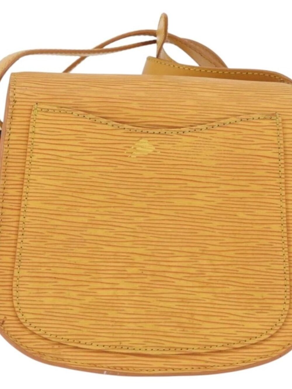 LOUIS VUITTON Epi Saint Cloud PM Shoulder Bag Yellow M52219 LV Auth LNZ331 - Picture 3 of 16